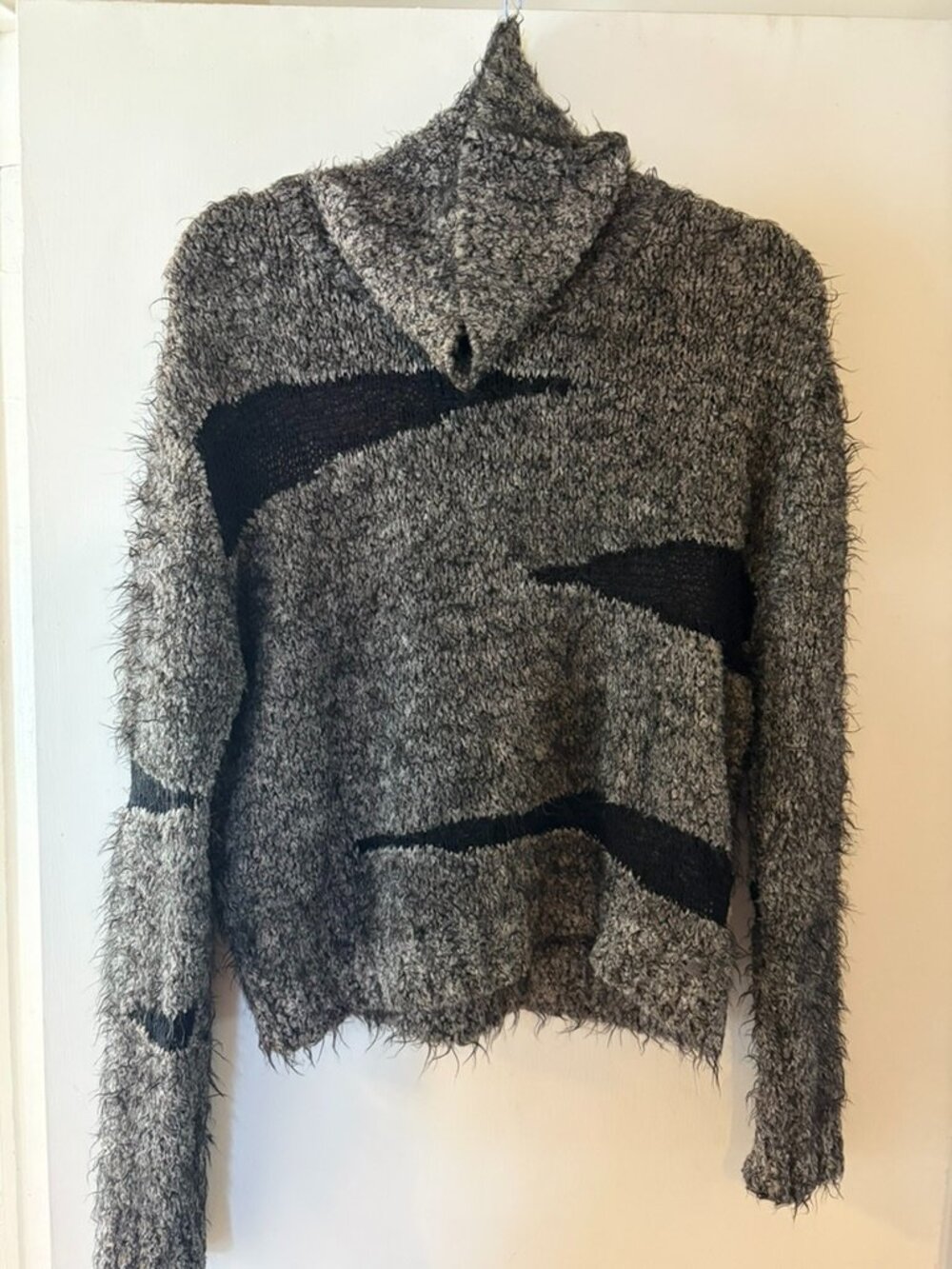Title: Vintage Cop.Copine "Aluche" Mesh Patchwork Sweater